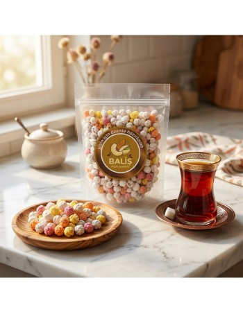 Renkli Şekerli Leblebi (350 g) - Çıtır ve Taze Atıştırmalık