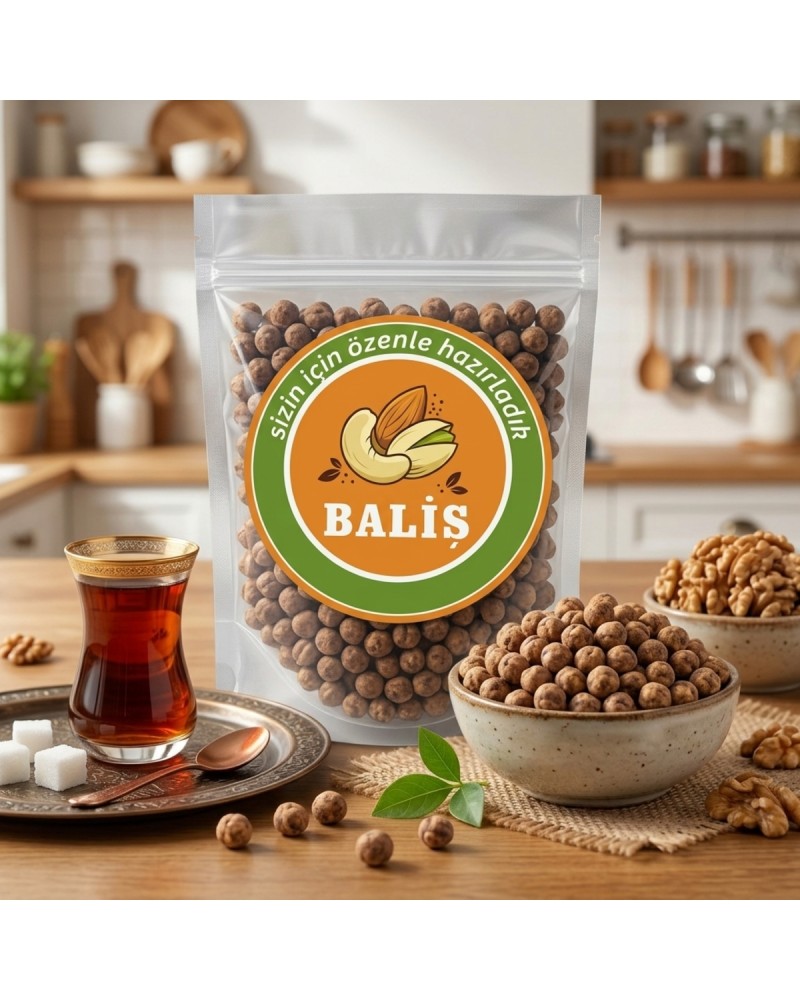 Taze Çifte Kavrulmuş Sarı Leblebi - 500 g
