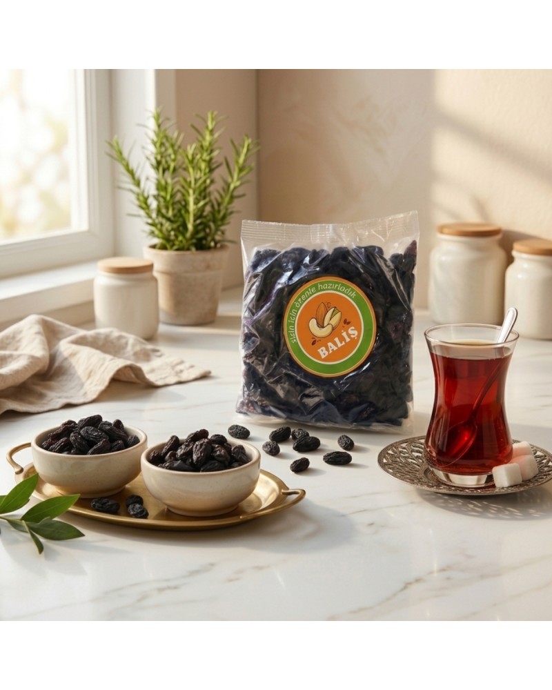 Siyah Kuru Üzüm 500 G