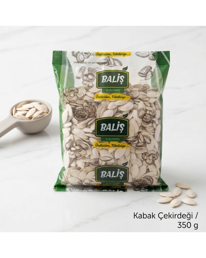 Lüks Kavrulmuş Kabak Çekirdeği – 350 g